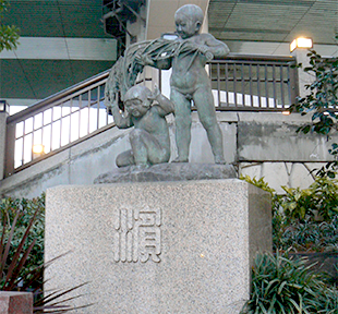 堂島米市場跡記念碑